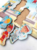 Brinquedo Educativo Tabuleiro Encaixe Profissões Mdf 2