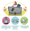 Kit De Cambio Portátil Para Bebés, Con Bolsillo Impermeable 3