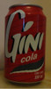 Lata Gini Cola 330ml España, Vacía 0