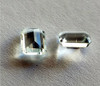 Aguamarina Celeste Claro X2 - Facetado Corte Oct 8x6x3,5 Mm 3