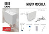 Mochila Deposito Colgar A Codo Ideal Plastico Dash E 1