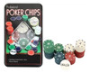 Kit Poker 100 Fichas Profissional Poker Chips 3