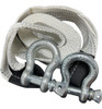 Linga Eslinga De Remolque Rescate B + Grilletes 4x4 5 Metros 10 Toneladas 0