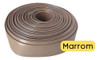 Fechamento De Portão Marrom Pvc Divisor De Grama 25m 2
