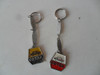2 Llavero Insignia Antigua Taxi Cotax Peugeot 404 Di Tella 0