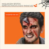 Maquiagem De Halloween Machucado Parafuso 2x8x5,5cm 1un 2