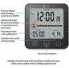 Toilettree Products Reloj Digital De Ducha Para Baño Con Al 3