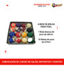 Juego De Bolas De Pool Medida Profesional 57mm En Caja Nuevo 1