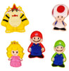 Títeres De Dedo Mario Bros Set X5 Bowser Princesa Peach 2 Títeres De Dedo Mario Bros Set X5 Bowser Princesa Peach 2