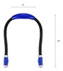 Topnma Neck Book Light Lámpara De Lectura Led Recargable, Ma 5