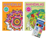 Kit Creativo Libros Para Colorear Arte Mandalas + Lápices 0