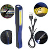 Recargable Cob Led Mini Pen Light Clip Imán Usb Work Torch L 0
