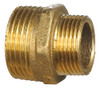 Rosca Con Tuerca Reduccion Macho 3/4 A 1/2 Bronce Repuesto 1