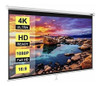 Pantalla Para Proyector Rectractil Manual 16:9 100 Blanco 0
