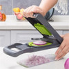 Multi Procesador Manual Picador Rallador Verduras Mandolina 5