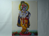 Pôster Gravura Papel Divindade Hindu Krishna G3 3