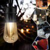 Ilumine Las Luces De Cadena De Café Led Vintage, Negro, 48 P 1