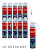 Kit 10x Reparador Pneu Furado Spray Instantâneo Wurth 1
