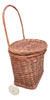 Mini Carrito De Compras Niños De Mimbre Con Tapa Changuito 0
