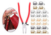 Aplicável A Ferragem Chaveiro, 22 Pcs Ferragem Chaveiro De 5