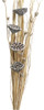 Deco 79 Planta Seca Flor Loto Ramo Alto Follaje Natural A Y 1