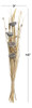 Deco 79 Planta Seca Flor Loto Ramo Alto Follaje Natural A Y 4