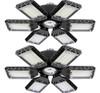 Paquete De 2 Luces De Garaje, Luz De Garaje Led De 160 W Con 0