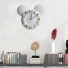 Reloj De Pared Con Diseño De Mickey Mouse Y Numeros En 3d 4