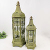 Lanterna Marroquina Verde Rustica Decoração 65/44cm 2pc 1