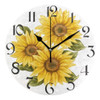 Stargrass Reloj De Pared Silencioso De Girasol, Redondo, Sin 0