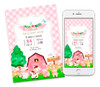 Kit Imprimible Editable Animalitos De La Granja Nena 0