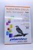 Block Dibujo Plantec Papel Texturado A4 20 Hjs 350 Grs 1