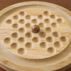K Madeira Peg Solitaire Board Game Decoração Diâmetro 180mm 7