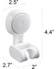 4ourvan Aspirador Cabezal De Ducha Soporte Ventosa Impermeab 1