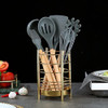 Soporte Para Utensilios De Cocina Dorado Para Mostrador De C 4