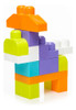 Mega Bloks Big Building Bag Trendy 80 Piezas 4