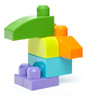 Mega Bloks Big Building Bag Trendy 80 Piezas 5