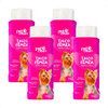 4 Talco Fêmea Banho A Seco Pet Clean Para Cães - 100g 0