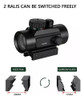 1x40 Red Dot Reflex Ajustável Sight Para Caça Ao Ar Livre 3