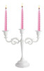 Candelabro De 3 Brazos De 25cm De Alto Blanco 0