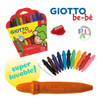 Crayones Giotto Bebé Lavable 10 Colores Intensos + Sacapunta 2