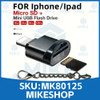 Lector De Tarjeta Micro Sd Tf Compatible Para iPhone 7 A 14 2