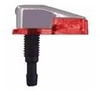 Brucutu Esguicho Agua Parabrisa Led Cromado E Vermelho Par 2