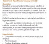 Brucutu Esguicho Agua Parabrisa Led Cromado E Vermelho Par 5
