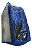 Fundas Cubre Asientos Tela Acolchonada Negro+ Azul F5106-2 1