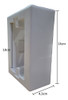 Pack X5 Caja Rectangular 10x5 Ext Pvc Cablecanal Exullt 1