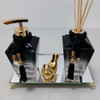 Kit Lavabo Difusor E Saboneteira  Luxo Elegance+ Bandeja 4