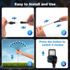 Aulanto Plug In Firefly Lights 6 Pack, 48 Led Firefly Garden 4