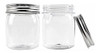Tarros De Plastico Transparente De 10 Ml Vacios Y Finas 8 4