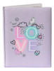 Álbum Fotográfico 15x21 100 Fotos Love Lilás Jovem Coração 0